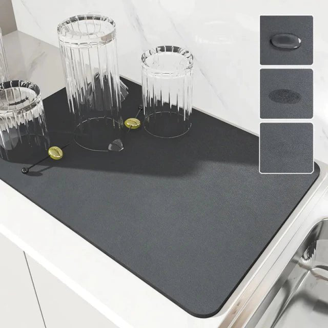 Super Absorbent Kitchen Mat Large Quick Dry Drainage Pad - Lattea Global