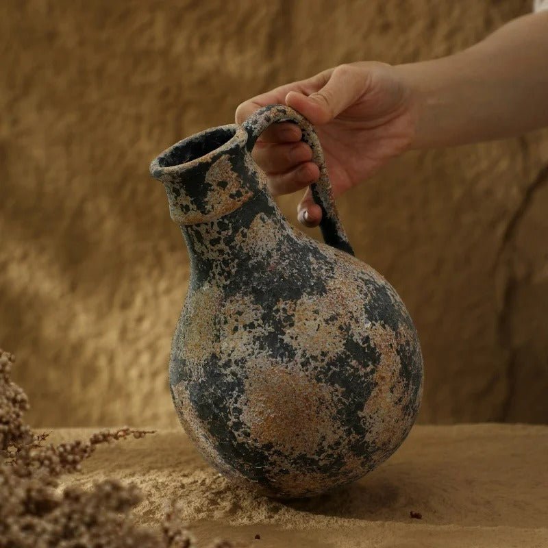 The Rustica Vase Handcrafted Ceramic - Lattea Global