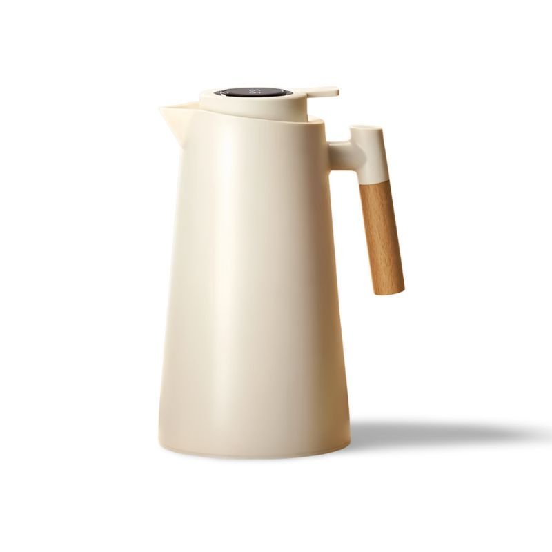 Thermal Jug with Temperature Display and Wooden Handle - Lattea Global