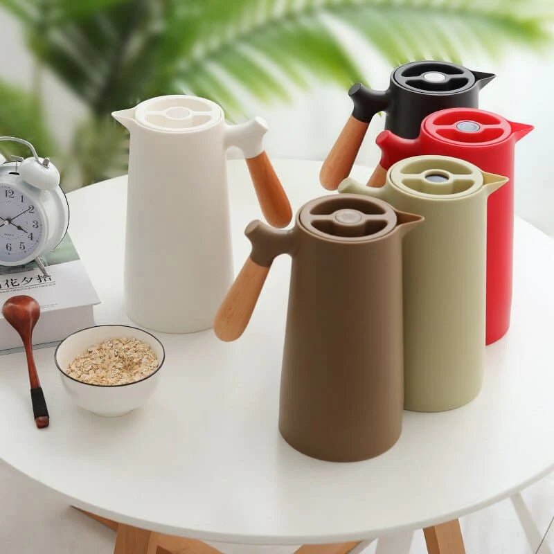 Thermal Jug with Wooden Handle - Nordic Design 1L - Lattea Global