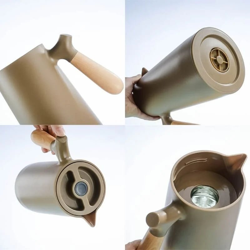 Thermal Jug with Wooden Handle - Nordic Design 1L - Lattea Global