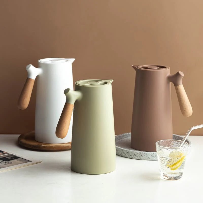Thermal Jug with Wooden Handle - Nordic Design 1L - Lattea Global