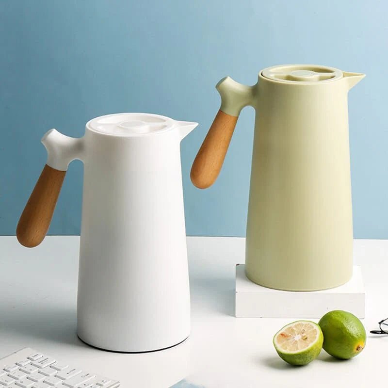 Thermal Jug with Wooden Handle - Nordic Design 1L - Lattea Global