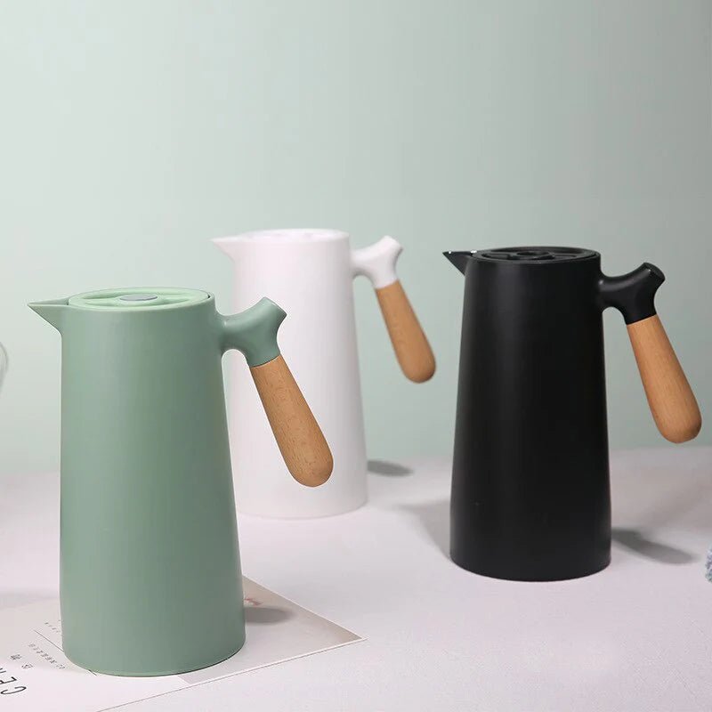 Thermal Jug with Wooden Handle - Nordic Design 1L - Lattea Global