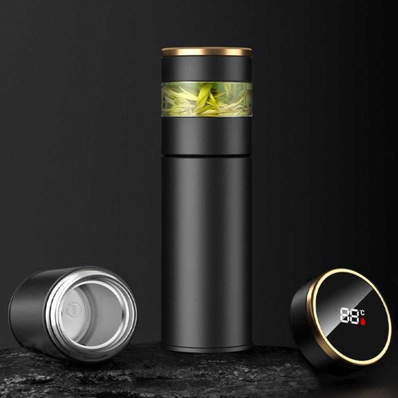 Thermos Flask for Tea With Temperature Display - Lattea Global