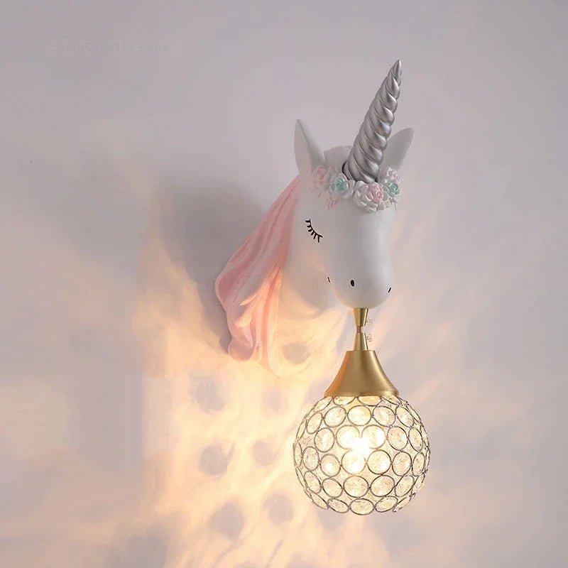 Unicorn Wall Lamp for Kids' Rooms - Lattea Global