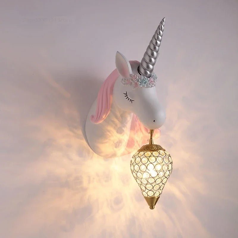 Unicorn Wall Lamp for Kids' Rooms - Lattea Global