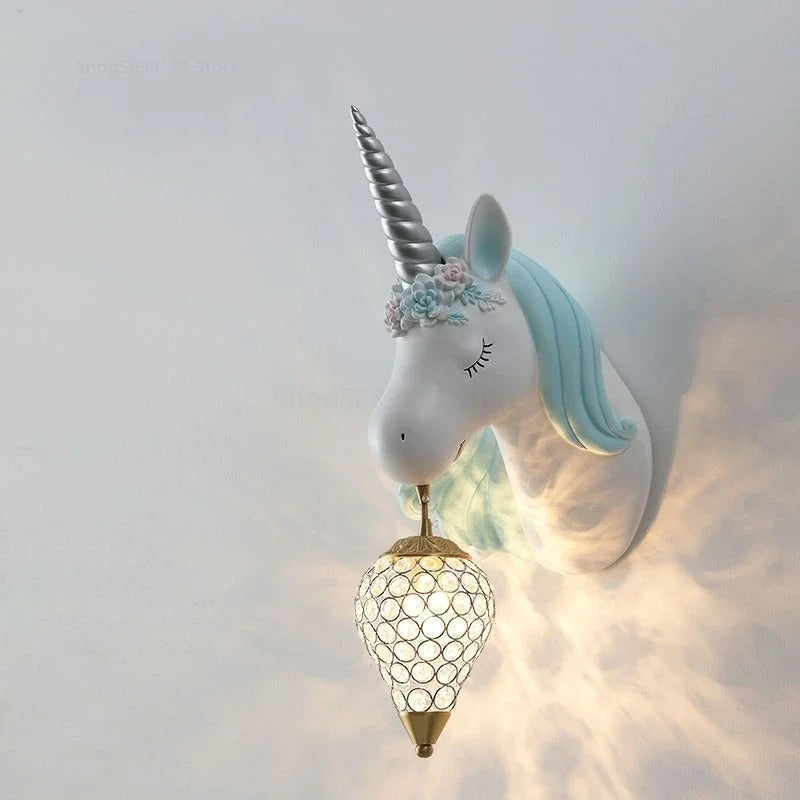 Unicorn Wall Lamp for Kids' Rooms