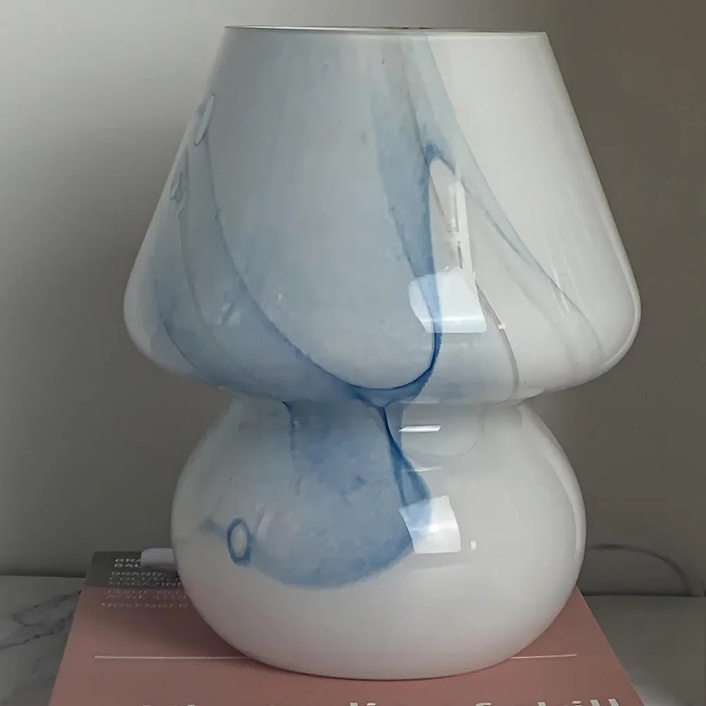 Vintage Glass Mushroom Lamp - Lattea Global