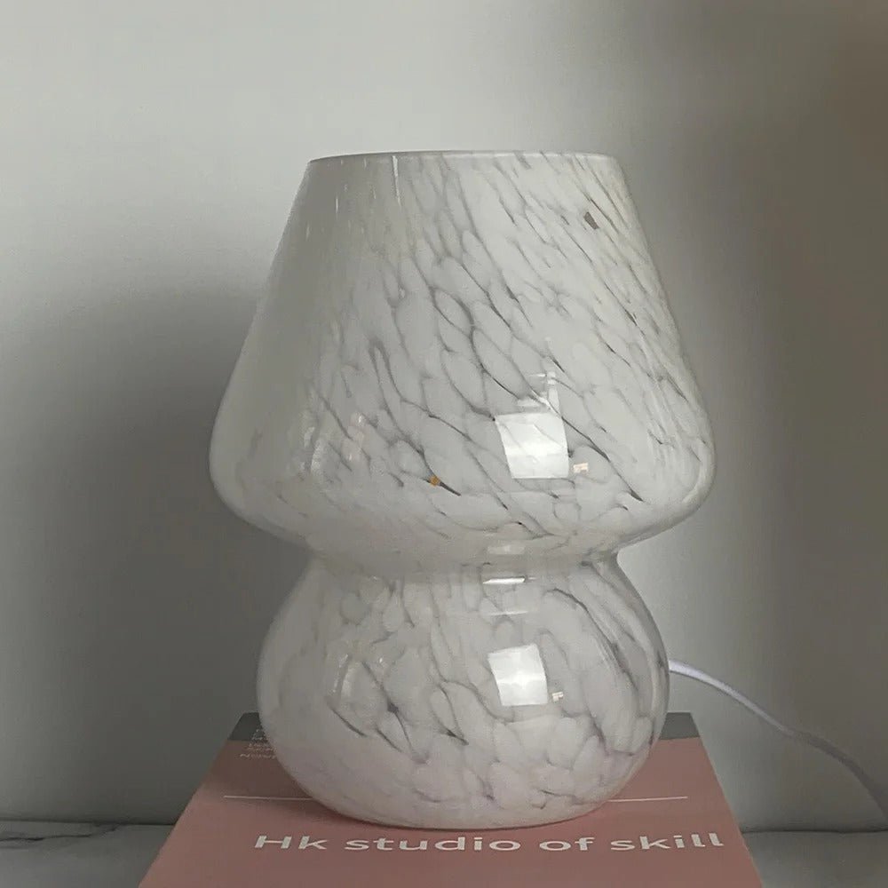 Vintage Glass Mushroom Lamp - Lattea Global