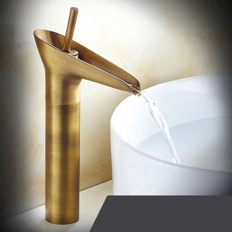 Vintage Waterfall Sink Faucet - Lattea Global