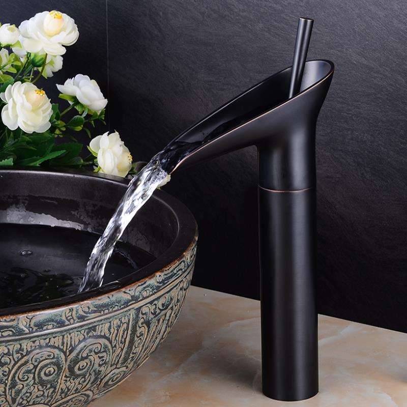 Vintage Waterfall Sink Faucet - Lattea Global