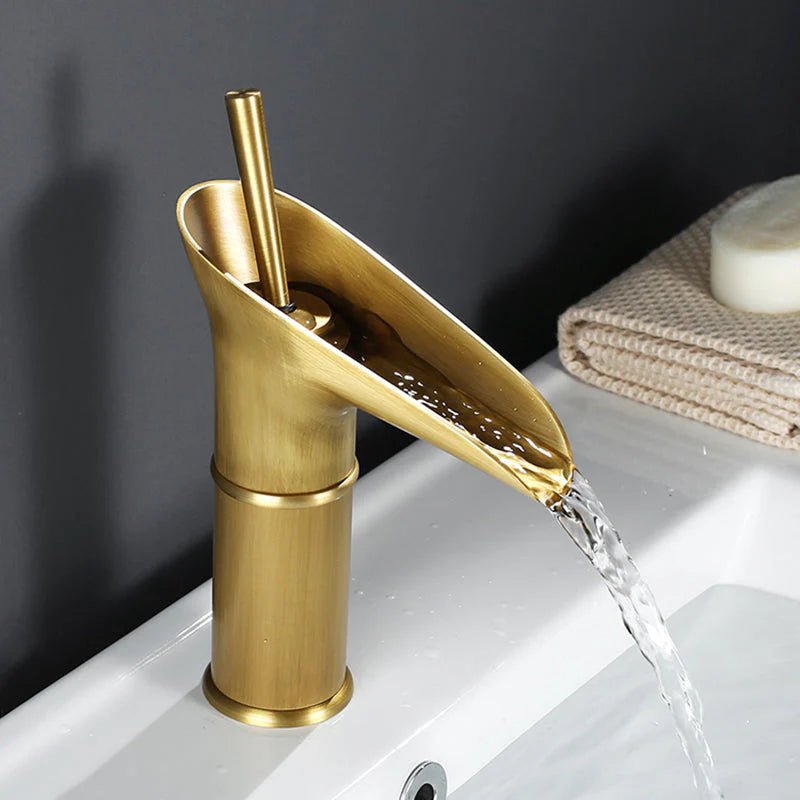 Vintage Waterfall Sink Faucet - Lattea Global