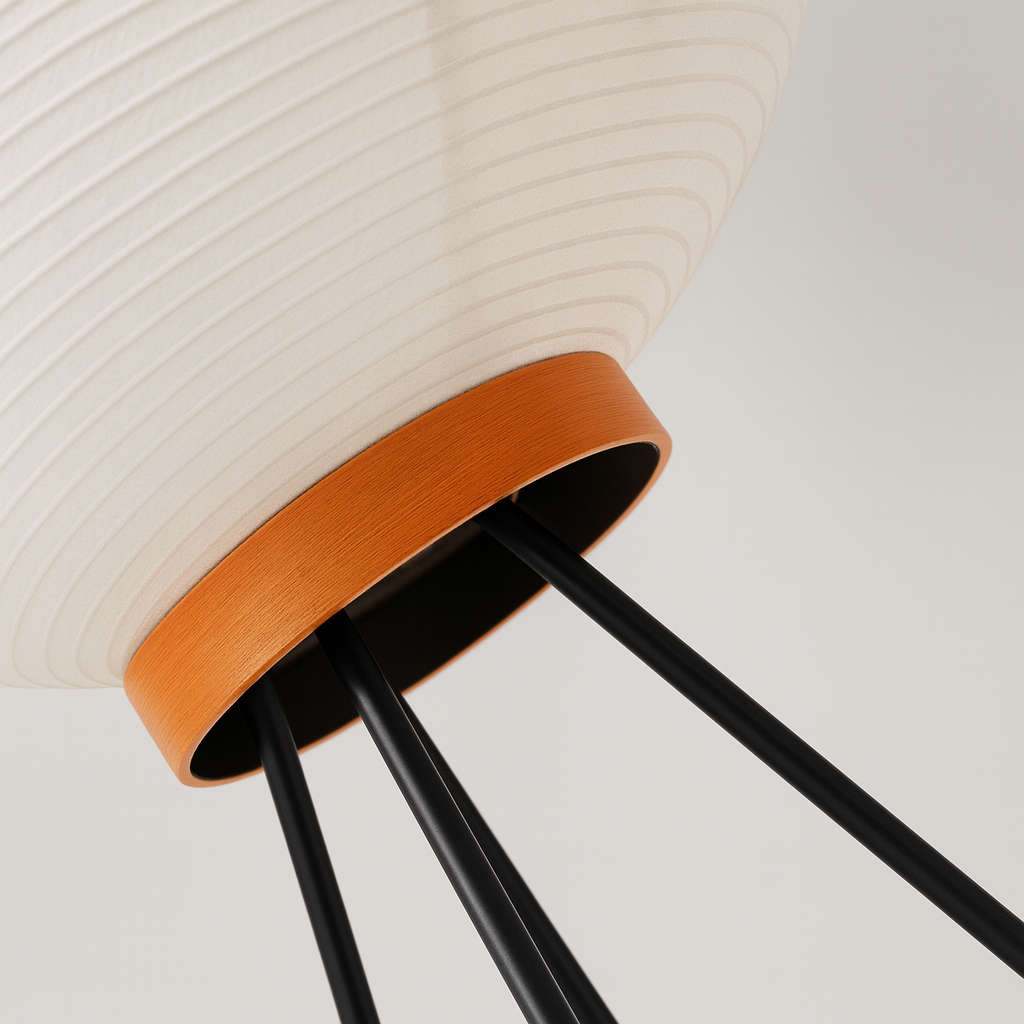 Wabi Sabi Tripod Paper Standing Floor Lamp