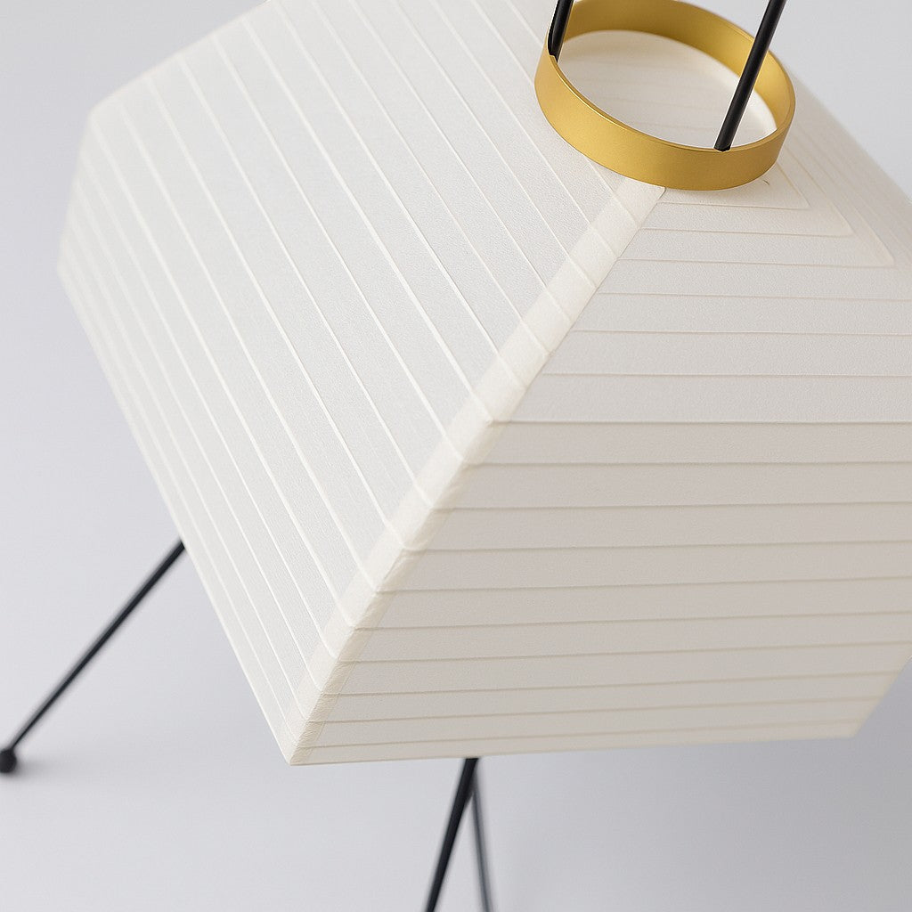 Wabi-Sabi Tripod Rice Paper Floor Lamp