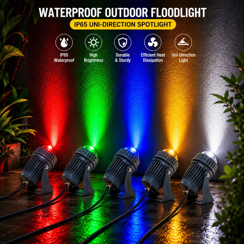 Waterproof outdoor floodlight ip65 uni-direction spotlight – view 5