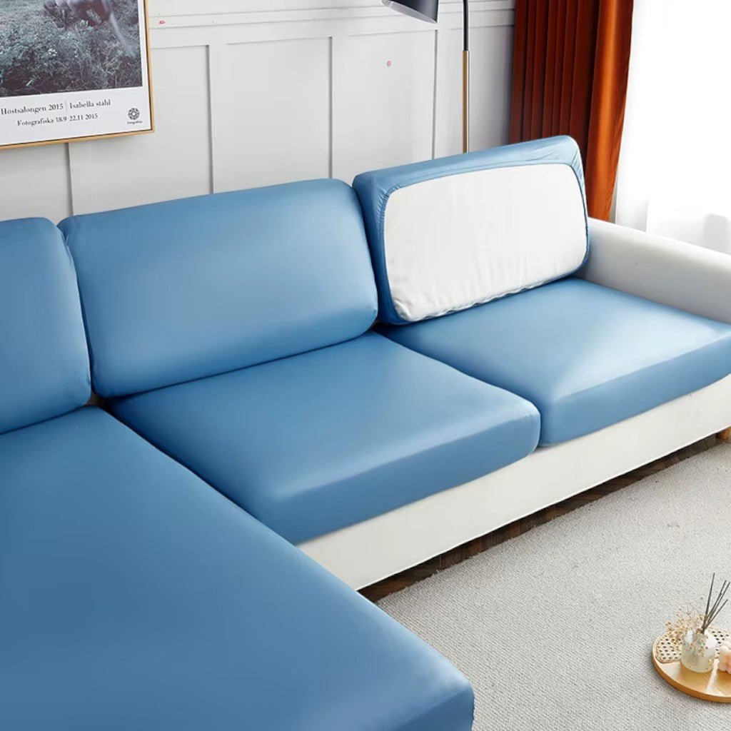 Waterproof PU Leather Sofa Cushion Cover Stretch Non - Slip - Lattea Global