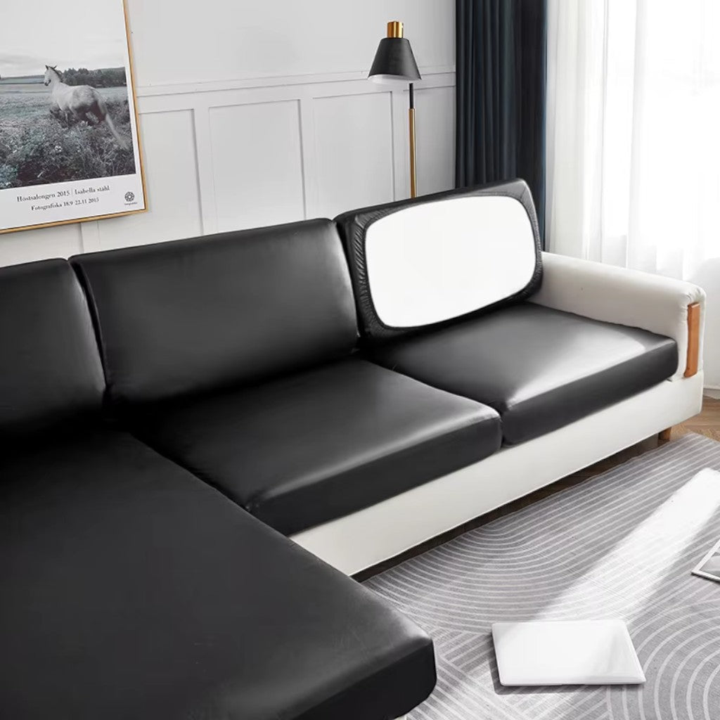 Waterproof PU Leather Sofa Cushion Cover Stretch Non - Slip - Lattea Global