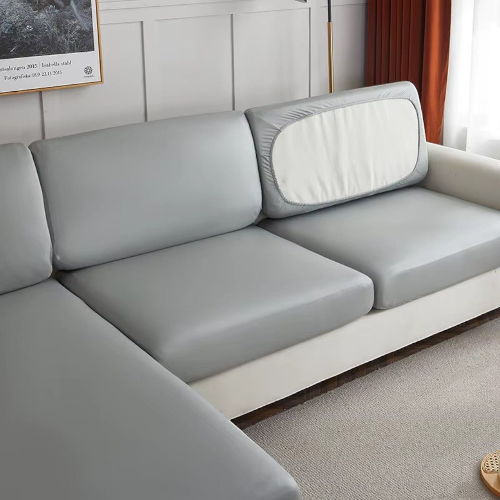 Waterproof PU Leather Sofa Cushion Cover Stretch Non - Slip - Lattea Global