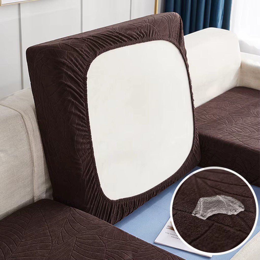Waterproof Sofa Cushion Cover Stretch Chenille - Non - Slip Elastic Fit - Lattea Global