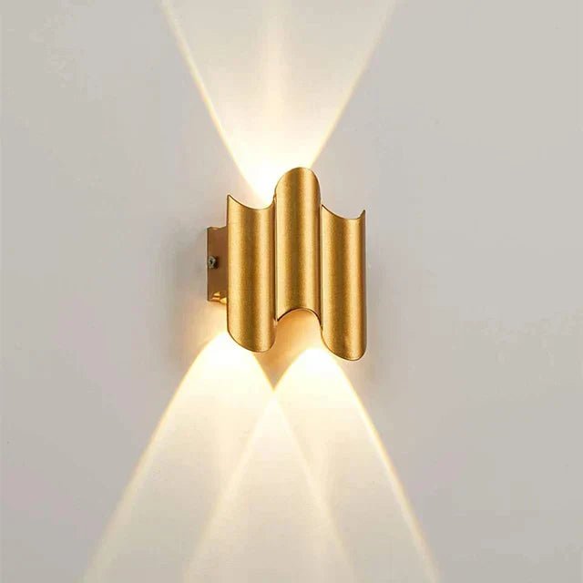 Wave LED Up Down Wall Sconce - Lattea Global