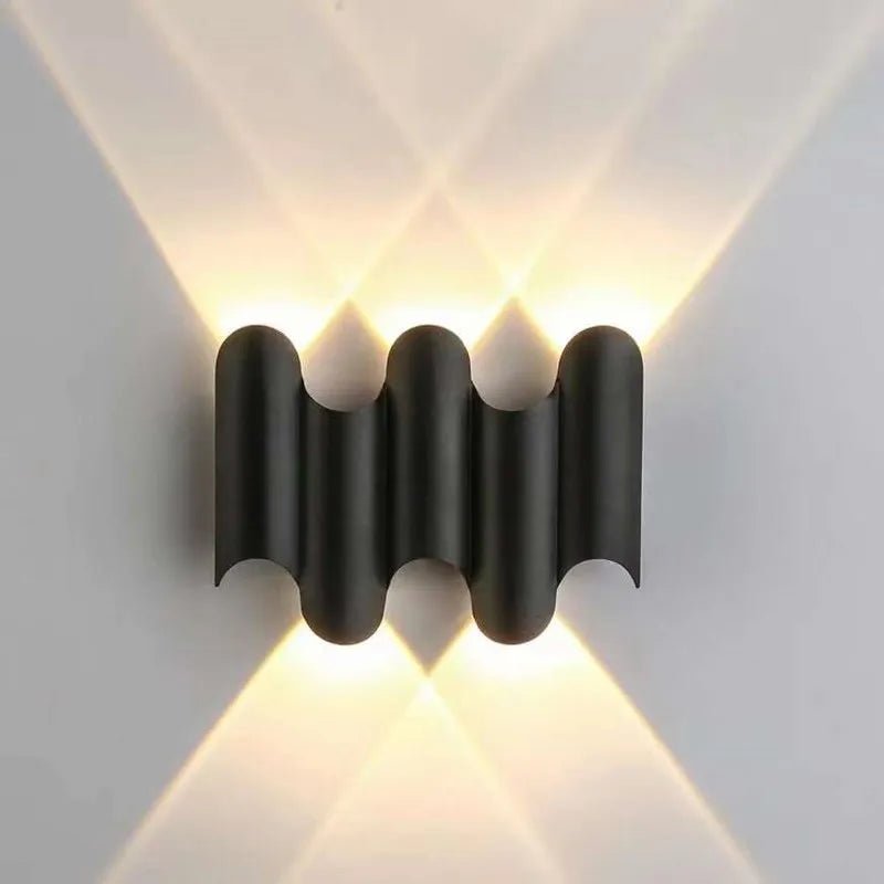 Wave LED Up Down Wall Sconce - Lattea Global
