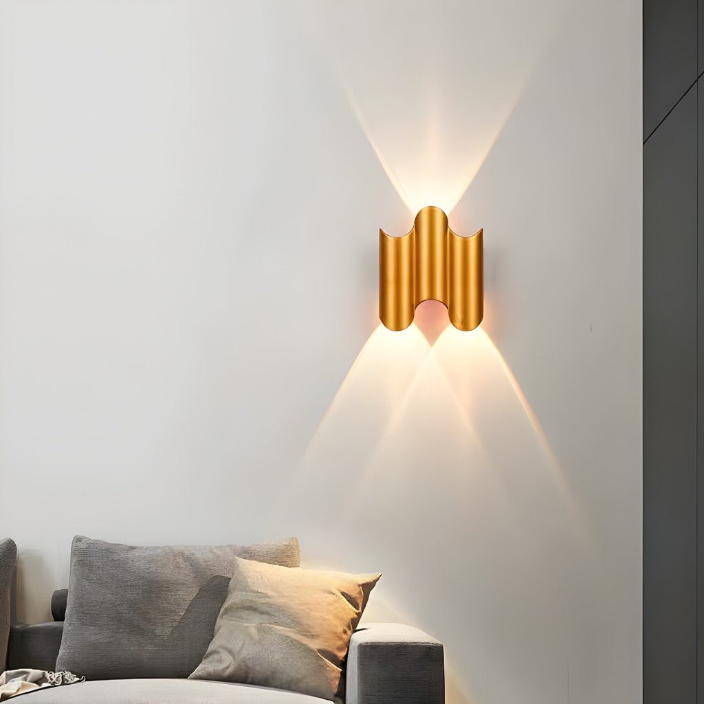 Wave LED Up Down Wall Sconce
