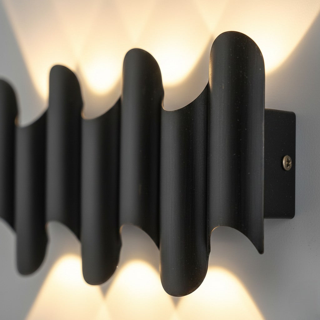 Wave LED Up Down Wall Sconce