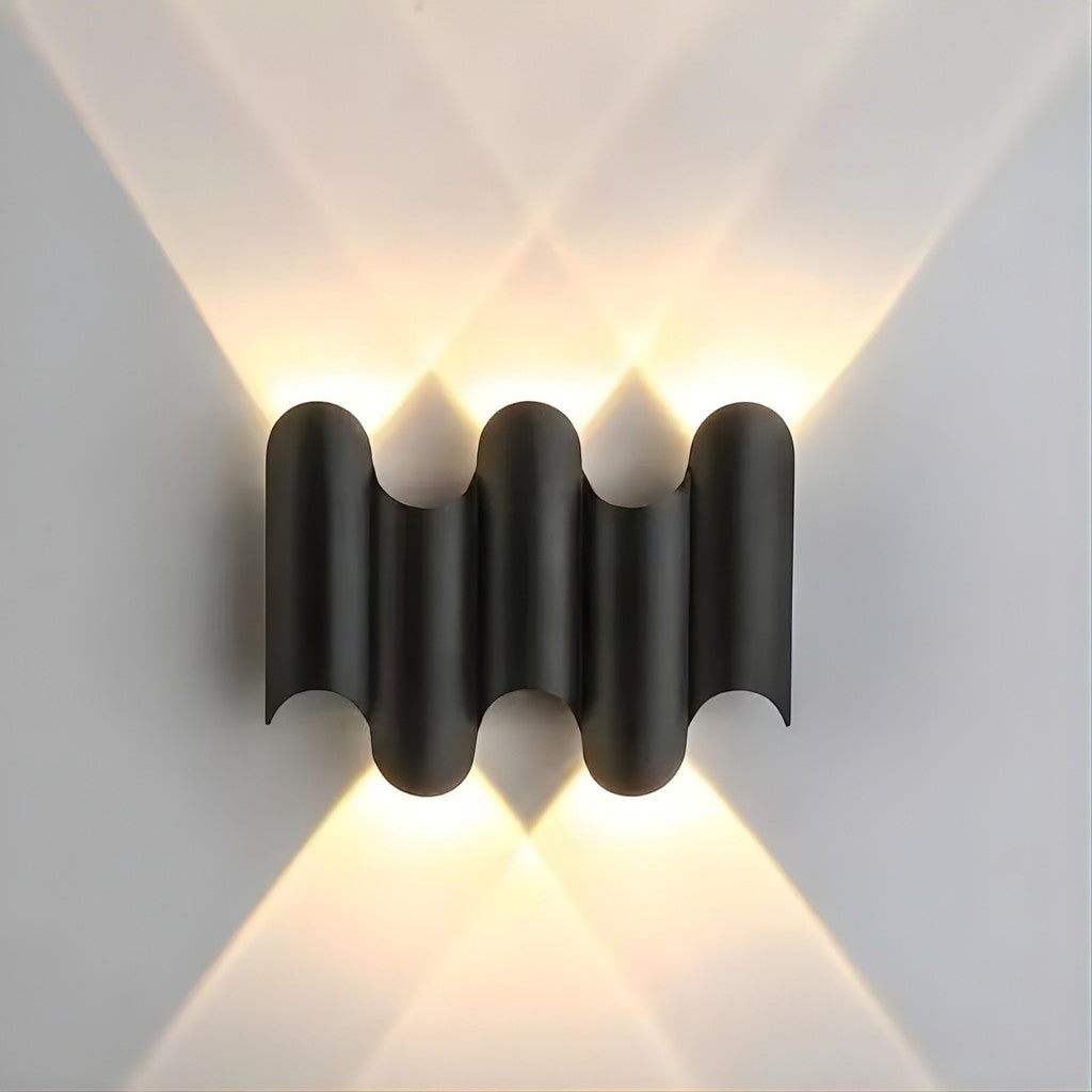 Wave LED Up Down Wall Sconce