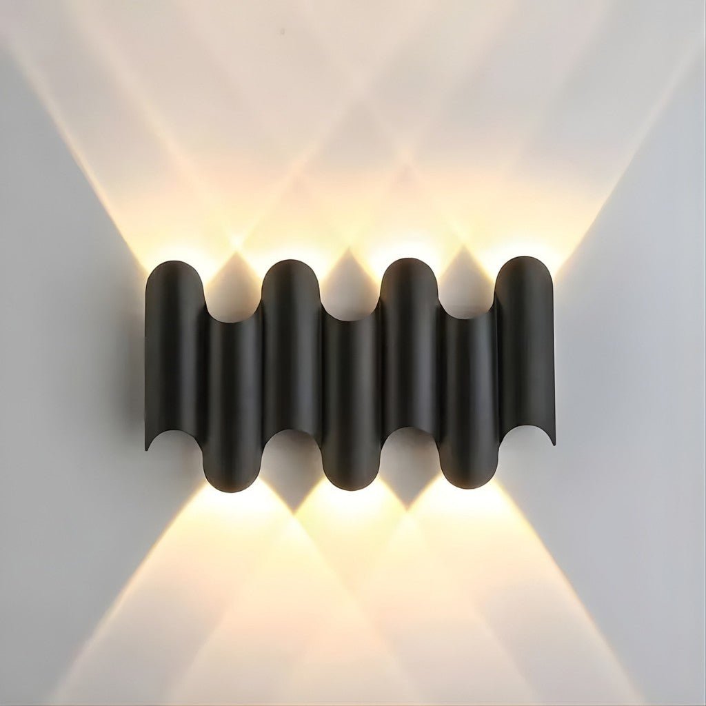 Wave LED Up Down Wall Sconce