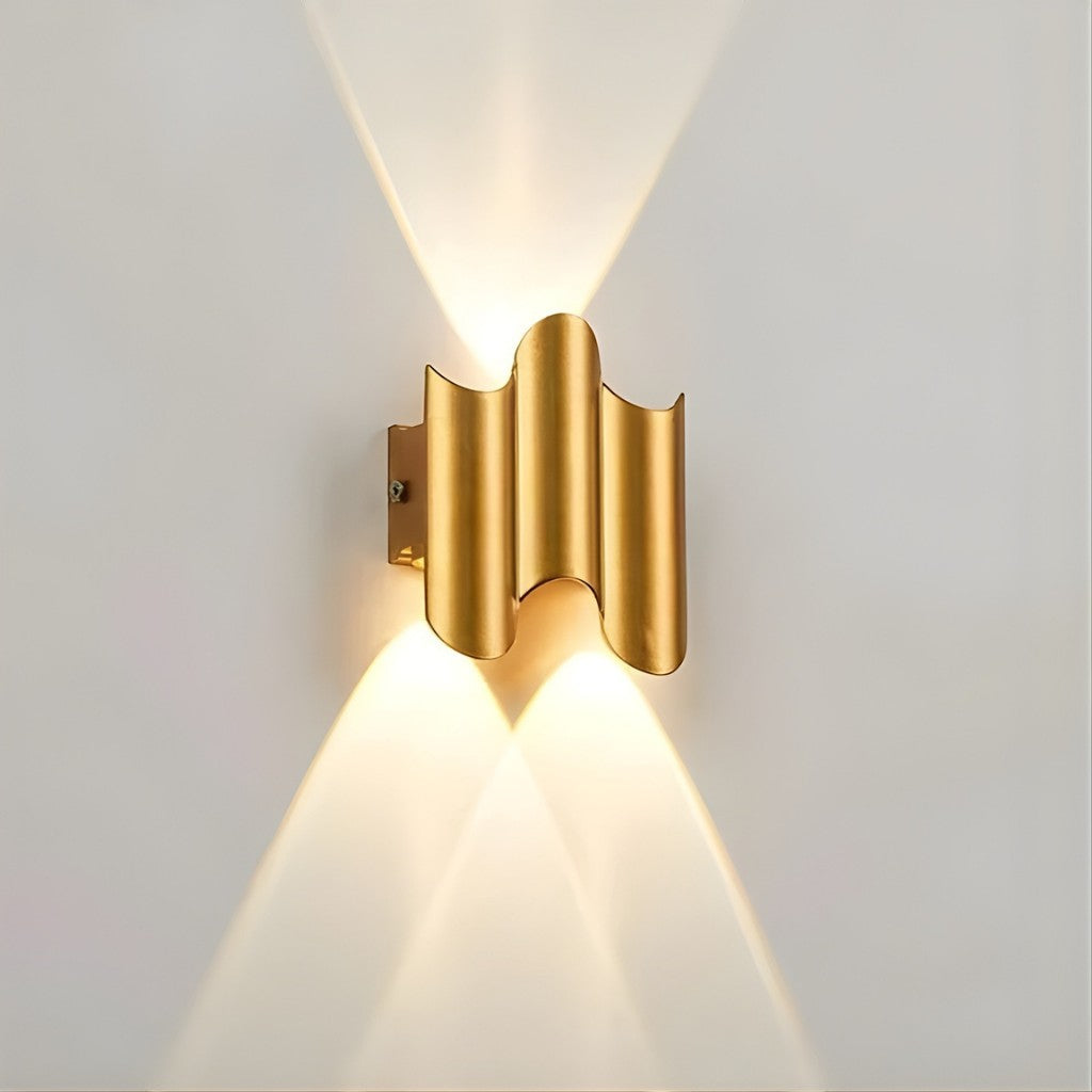 Wave LED Up Down Wall Sconce