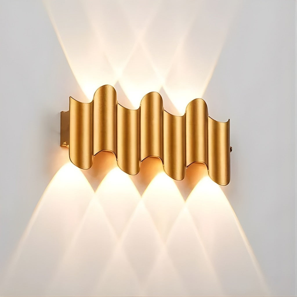 Wave LED Up Down Wall Sconce