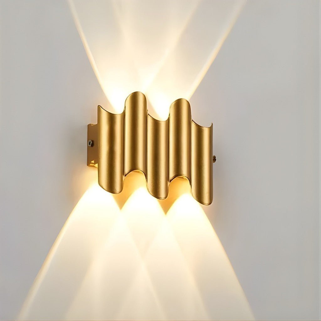 Wave LED Up Down Wall Sconce