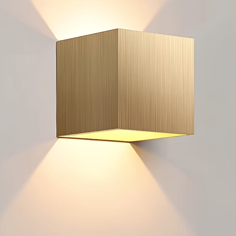 Weatherproof Cube Up Down Wall Light - Lattea Global