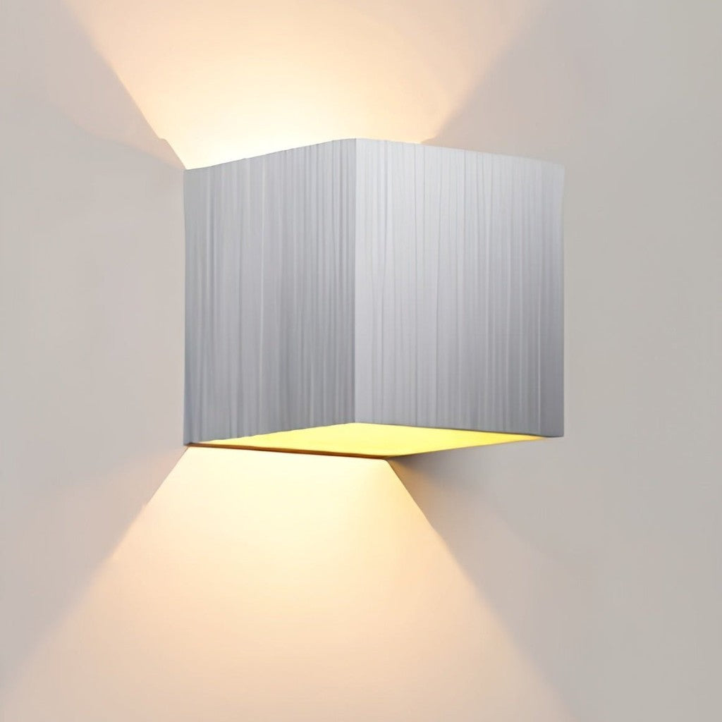Weatherproof Cube Up Down Wall Light