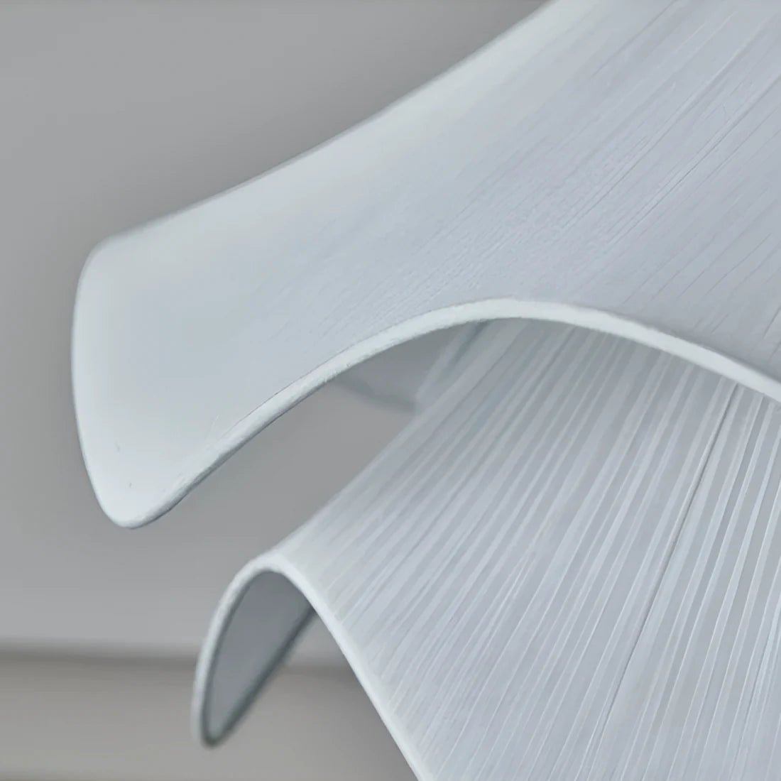 White Fabric Flower LED Pendant Light - Lattea Global