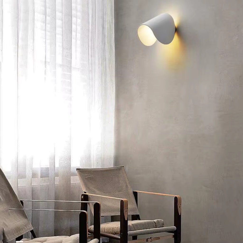 White Up Down Modern Wall Sconce Light - Lattea Global