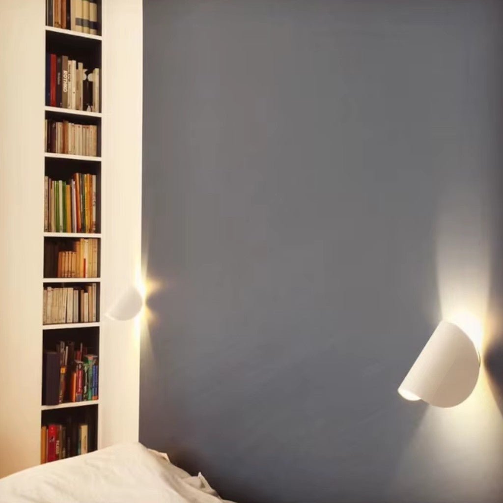 White Up Down Modern Wall Sconce Light - Lattea Global