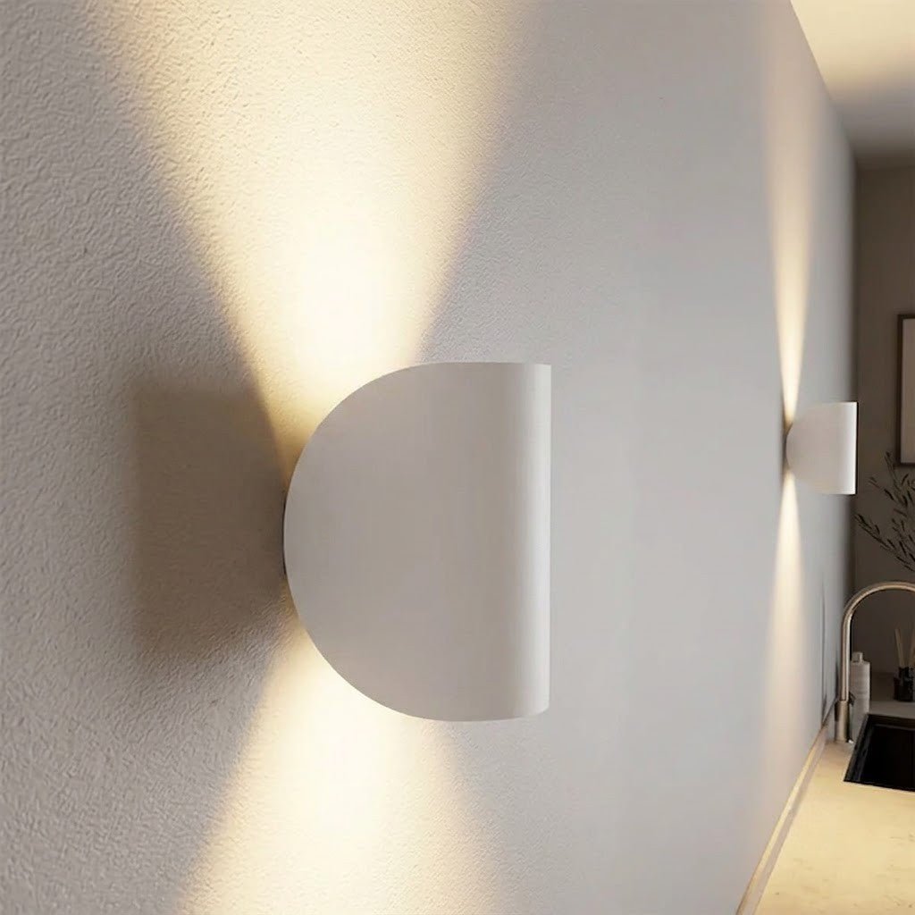 White Up Down Modern Wall Sconce Light - Lattea Global