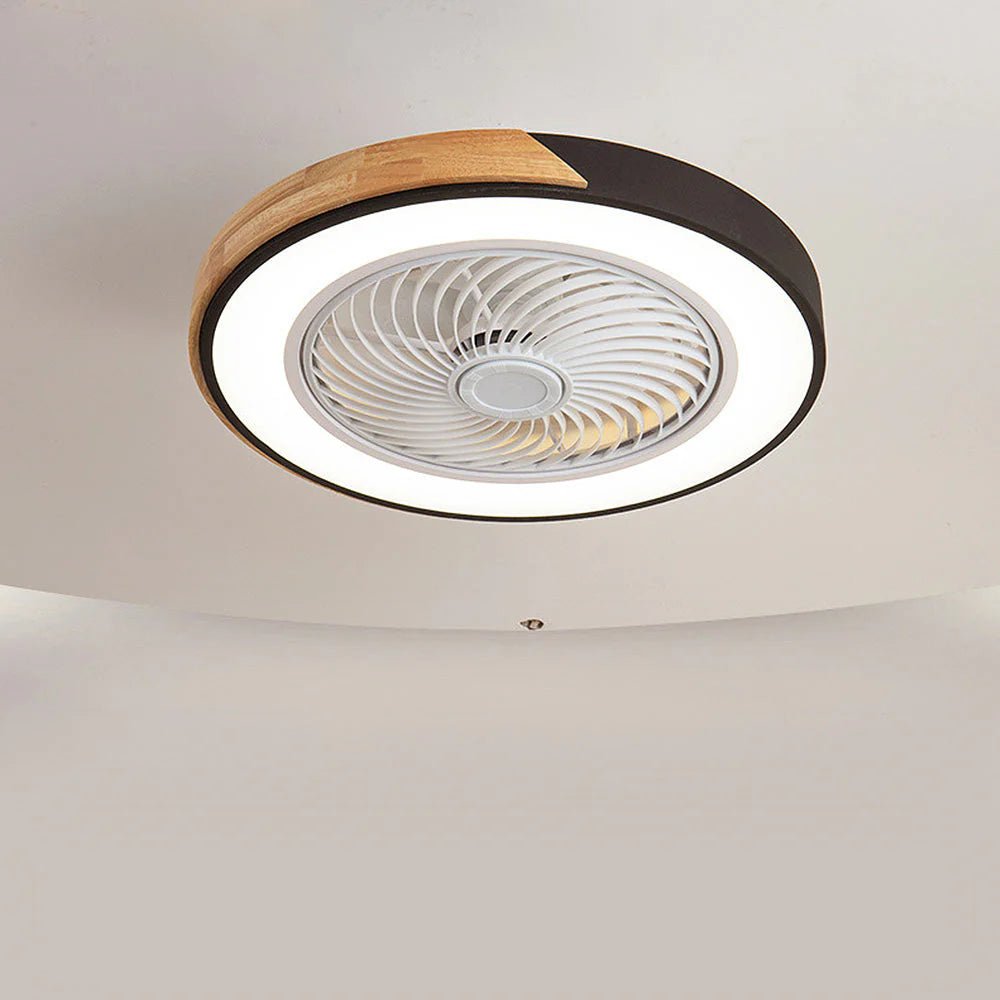 Wood Ceiling Fans with LED Lights - Lattea - Lattea Global