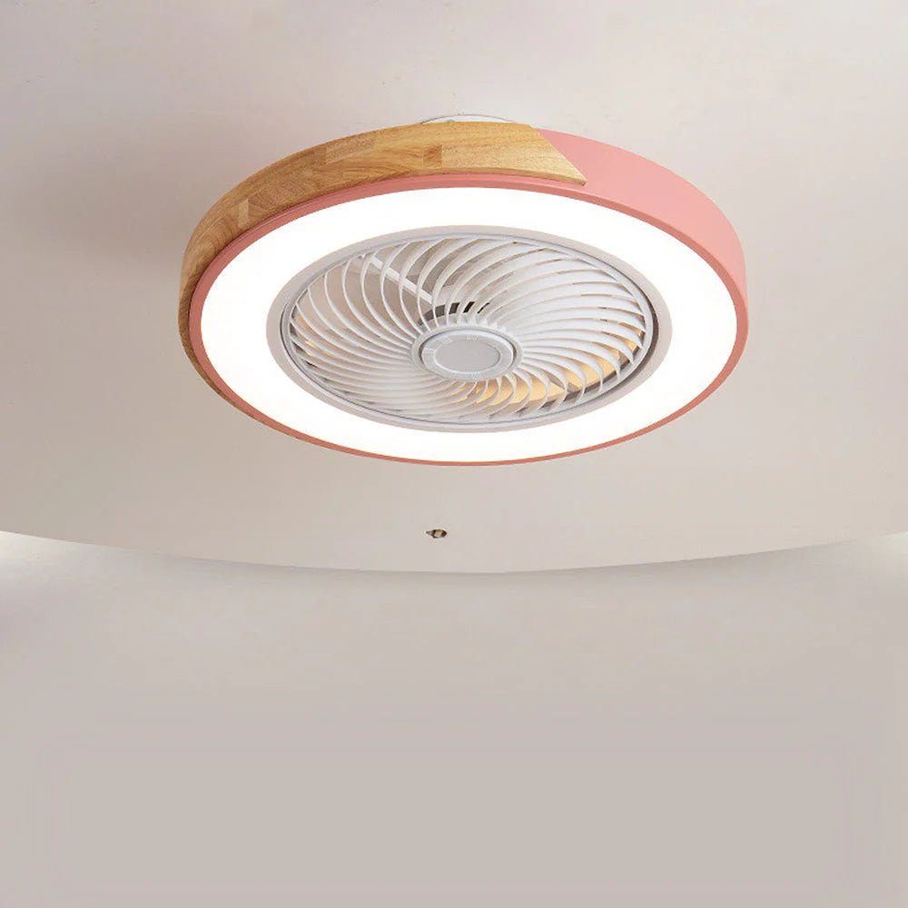 Wood Ceiling Fans with LED Lights - Lattea - Lattea Global