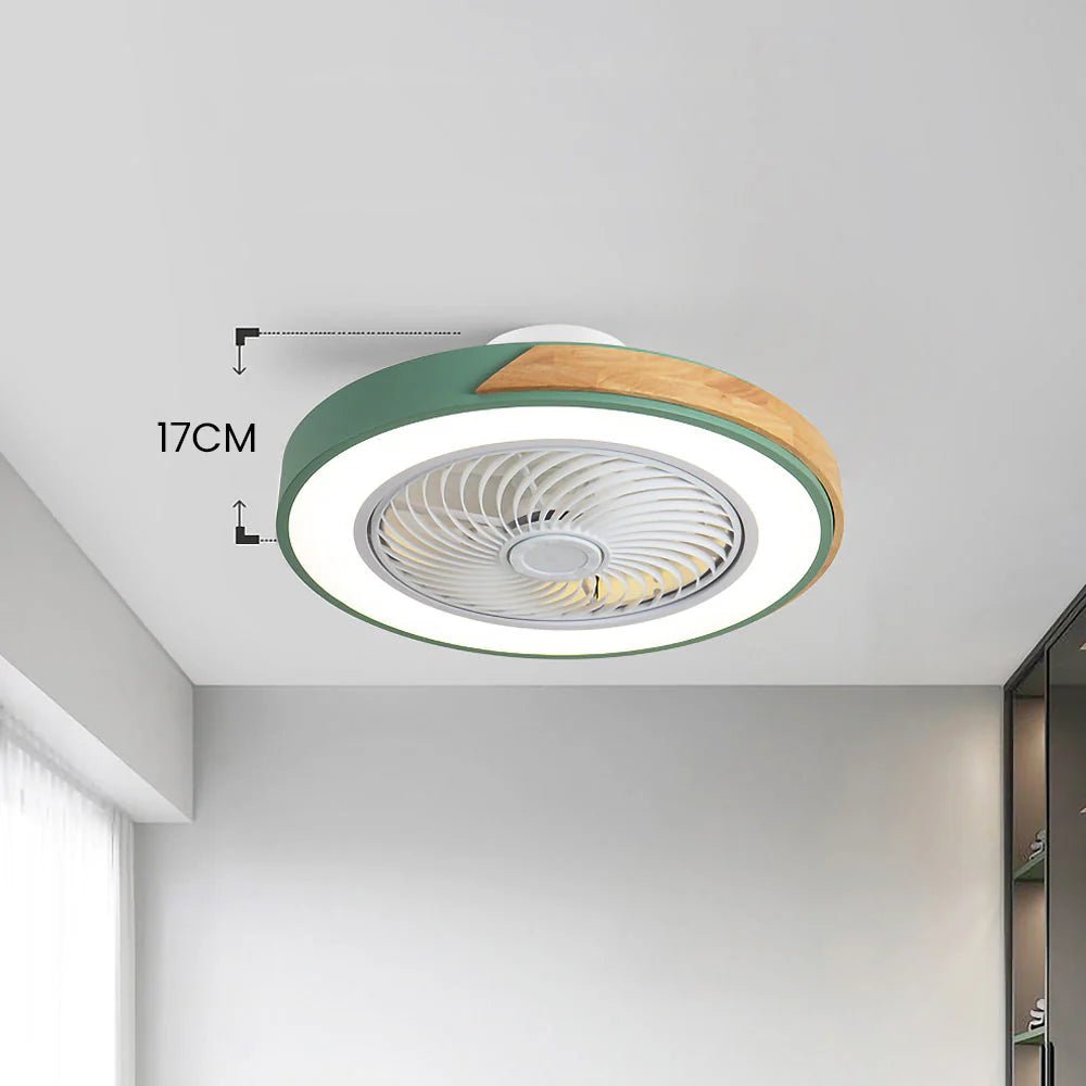 Wood Ceiling Fans with LED Lights - Lattea - Lattea Global