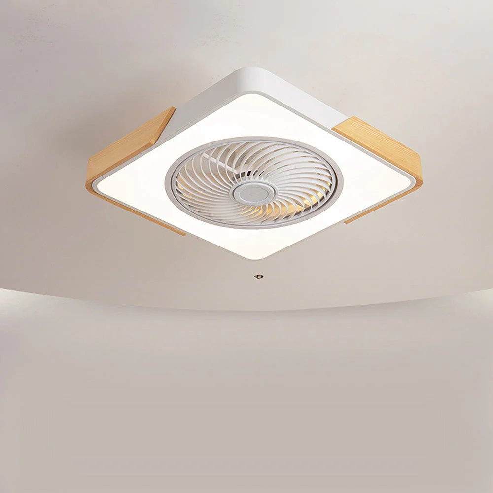 Wood Ceiling Fans with LED Lights - Lattea - Lattea Global