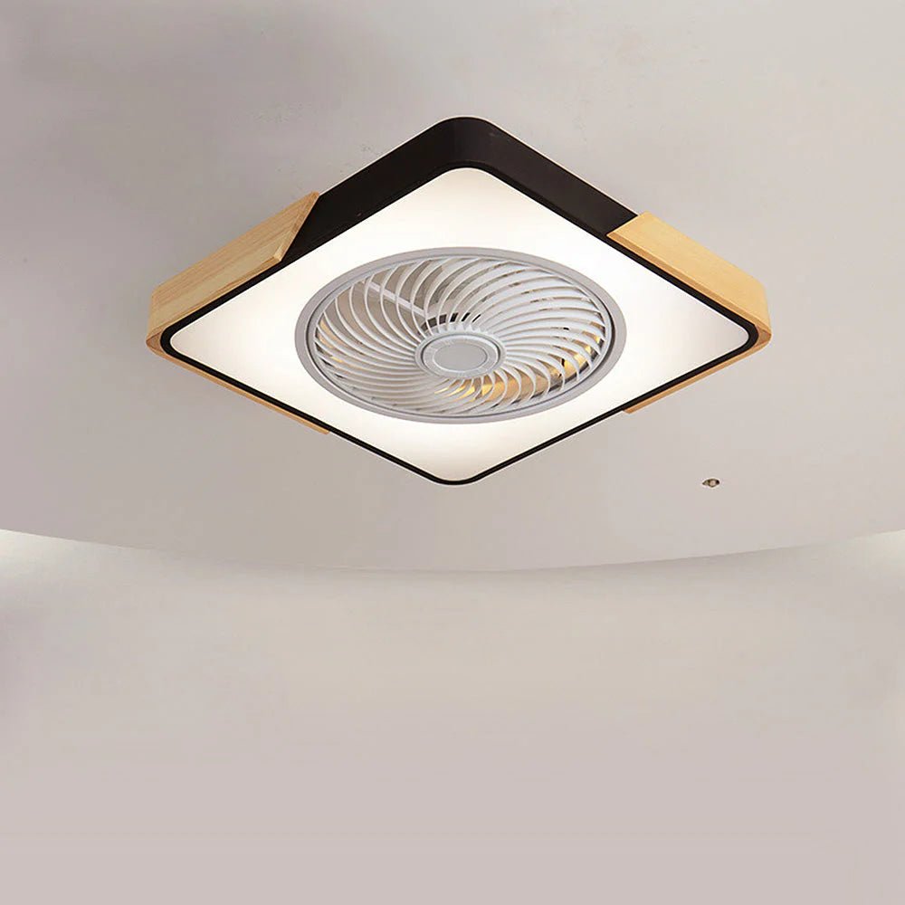 Wood Ceiling Fans with LED Lights - Lattea - Lattea Global