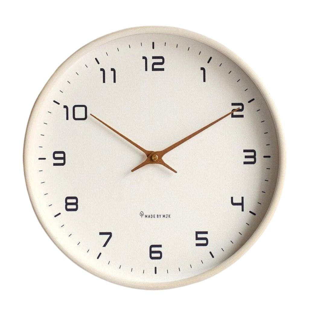 Wooden Wall Clock Scandinavian Minimalist Design