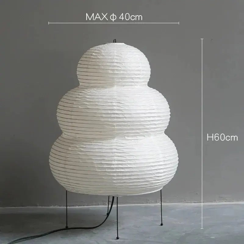 ZenGlow - Japanese Handmade Rice Paper Floor Lamp - Lattea Global
