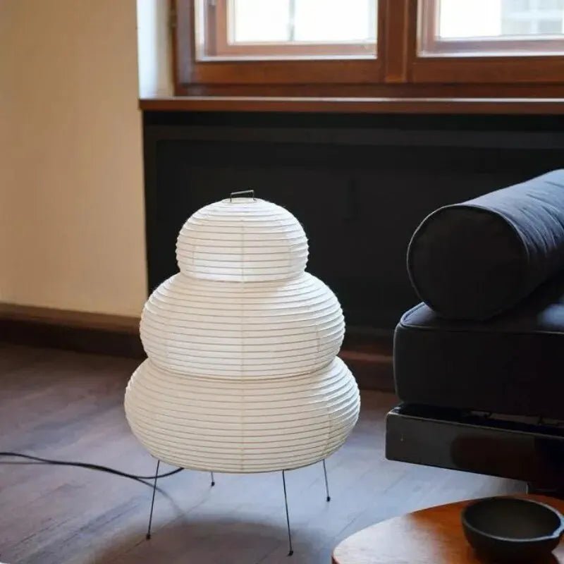 ZenGlow - Japanese Handmade Rice Paper Floor Lamp - Lattea Global