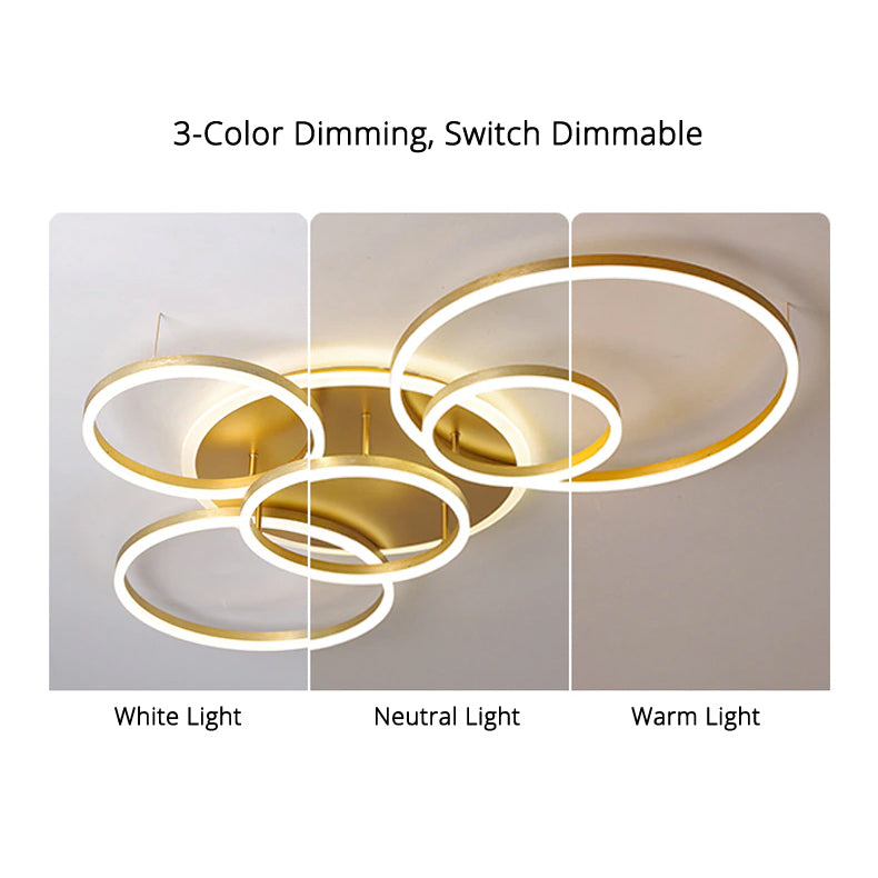 Floating Ring LED Ceiling Lamp