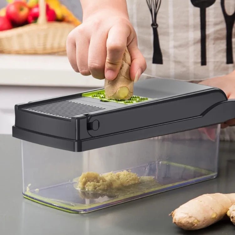 10 - Piece Multifunctional Vegetable Chopper and Slicer Set Lattea - Lattea Global