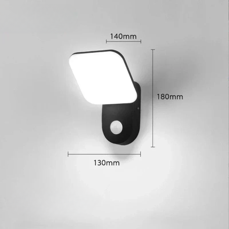 Motion-Activated Outdoor LED Wall Light